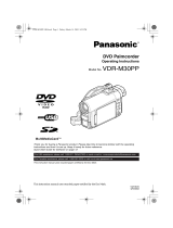 Panasonic VDR-M30PP Manuale utente