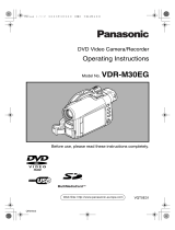 Panasonic VDRM30EG Istruzioni per l'uso