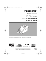 Panasonic VDRM50EB Istruzioni per l'uso