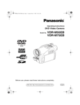 Panasonic VDRM75EB Istruzioni per l'uso