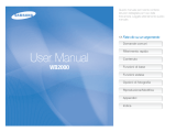 Samsung SAMSUNG WB2000 Manuale utente
