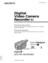 Sony Digital Handycan DCR-TRV820 Manuale del proprietario