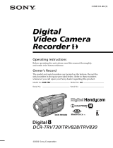 Sony DCR-TRV830 Manuale utente