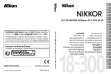 Nikon AF-S DX NIKKOR 18-300mm f/3.5-5.6G ED VR Manuale utente