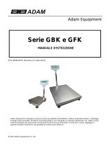 Adam Equipment GBK GFK Manuale utente
