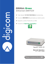 Digicom GigaNet Switch 5R Manuale utente