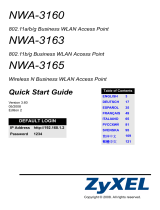ZyXEL NWA-3160 Guida Rapida
