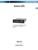 PowerWalker BP for VFI 6000R LCD Manuale del proprietario