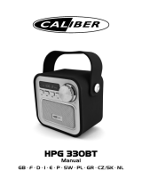 Caliber HPG330BT Manuale del proprietario