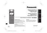 Panasonic RR-XR800E Manuale del proprietario