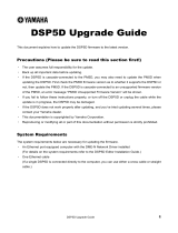 Yamaha DSP5D Guida utente