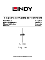 Lindy Single Display Ceiling to Floor Mount Manuale utente
