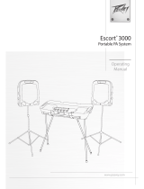 Peavey Escort 3000 Portable PA System Manuale del proprietario