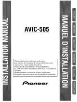 Pioneer AVIC 505 Guida utente