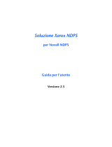 Xerox Novell Distributed Print Services (NDPS) Guida utente