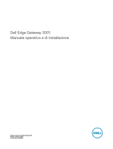 Dell Edge Gateway 3000 Series Guida utente