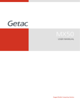 Getac MX50(52628730XXXX) Manuale utente