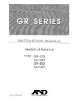 A&D GR-200 Manuale utente