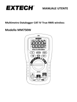 Extech Instruments MM750W Manuale utente