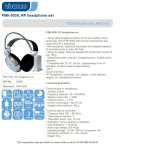 Vivanco Headphones FMH 6050 Manuale utente