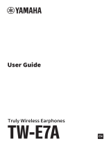 Yamaha TW-E7A Truly Wireless Earphones Manuale utente