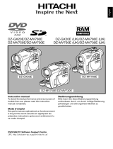Hitachi DZ-GX20E Manuale del proprietario