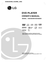 LG Electronics DVD Player DGK588XB Manuale utente