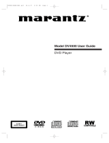 Marantz DVD Player DV4500 Manuale utente