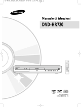 Samsung DVD-HR720 Manuale utente