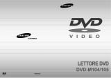 Samsung DVD-M204/XET Manuale utente
