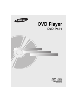 Samsung DVD-P181 Manuale utente