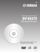 Yamaha DV-S5270 Manuale utente