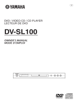 Yamaha DV-SL100 Manuale utente
