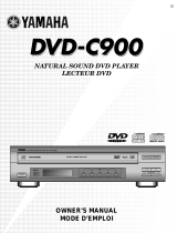 Yamaha DVD-C900 Manuale utente