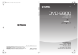 Yamaha dvd e 600 Manuale del proprietario