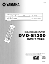 Yamaha DVD-S1200 Manuale del proprietario