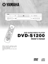 Yamaha DVD-S1200 Manuale utente