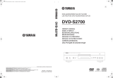 Yamaha DVD-S2700 Manuale utente