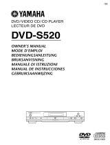 Yamaha DVD-S520 Manuale del proprietario