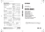 Yamaha DVD-S661 Manuale del proprietario
