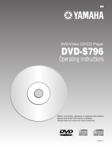 Yamaha DVD-S796 Manuale utente