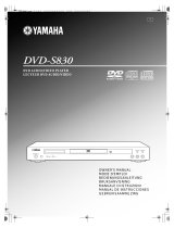 Yamaha DVD-S830 Manuale del proprietario