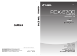 Yamaha RDX-E700 Manuale del proprietario