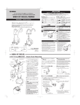 Yamaha MSH-9150S Manuale del proprietario