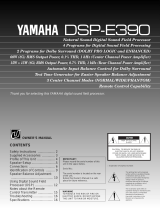 Yamaha DSP-E390 Manuale del proprietario