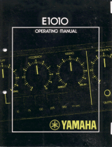 Yamaha E1010 Manuale del proprietario