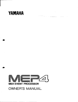 Yamaha MEP4 Manuale del proprietario