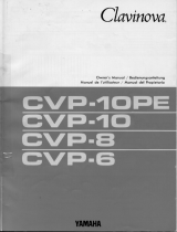 Yamaha CVP-8 Manuale del proprietario