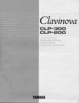 Yamaha CLP-200 Manuale del proprietario
