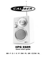 Caliber HPG332R Manuale del proprietario